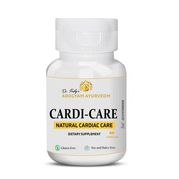 Dr Pushp's.  AROGYAM AYURVEDM Cardi-Care capsule For Healthy Heart Cardiac Wellness