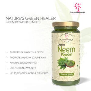 Organic Neem Powder | Pure Herbal Neem Powder for Skin, Hair & Wellness | 100gm