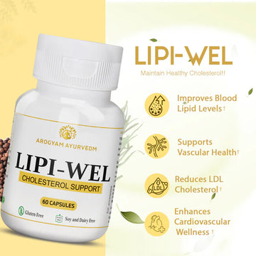 Dr. Pushp's Arogyam Ayurvedm Lipi Wel – Capsule For Cardiovascular Wellness