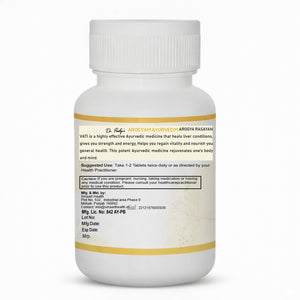 Dr Pushp's  AROGYAM  AYURVEDM Arogya Rasayan Vati useful in Liver Disorders