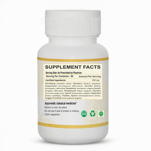 Panchatikta Ghrit Guggulu Capsules | Natural Skin Detox & Blood Cleansing Support Formula