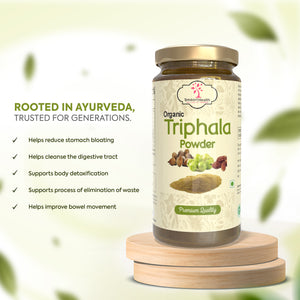 Organic Triphala Powder for digestion support 100g