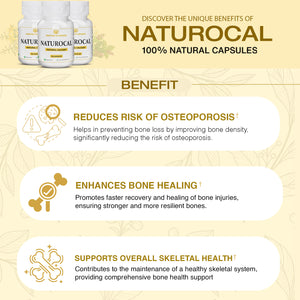 Dr. Pushp's AROGYAM AYURVEDM  Naturocal Natural Calcium Supplement for Bones and Joint-pack of 60 capsules