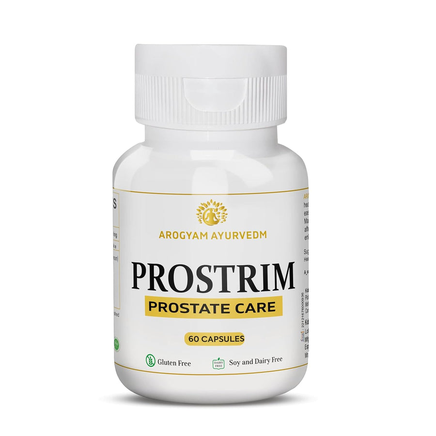 Dr. Pushp's AROGYAM AYURVEDM PROSTRIM Capsules – Natural Prostate Health Support