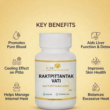 Raktpittantak Vati | Ayurvedic Blood & Pitta Balance Support Herbal Tablet