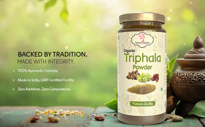 Organic Triphala Powder for digestion support 100g