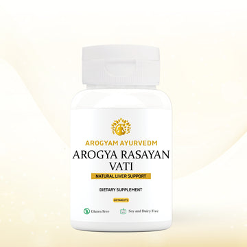 Dr Pushp's                AROGYAM  AYURVEDM Arogyam Rasayan Vati      useful in Liver Disorders