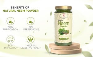 Organic Neem Powder | Pure Herbal Neem Powder for Skin, Hair & Wellness | 100gm