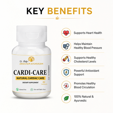 Dr. Pushp’s AROGYAM AYURVEDM Cardi-Care – Natural Heart & Cardiovascular Support