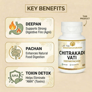 AROGYAM AYURVEDM Chitrakadi Vati
