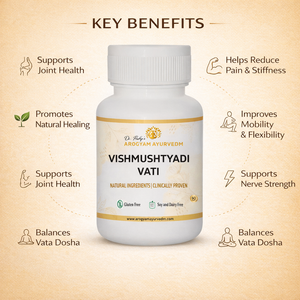 AROGYAM AYURVEDM Vishmushtyadi Vati Helps in reducing inflammations and natural analgesic