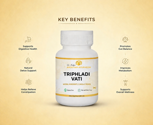 Arogyam Ayurvedm Triphladi Vati | Ayurvedic Digestive & Detox Support Tablet