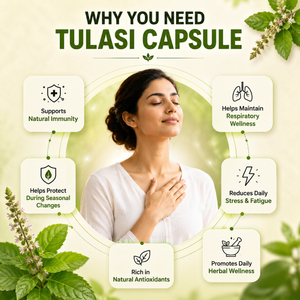Tulasi Caplets | Dr. Pushp Arogyam Ayurvedm