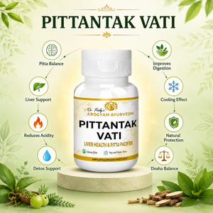 Pittantak Vati Tablets | Dr. Pushp Arogyam Ayurvedm