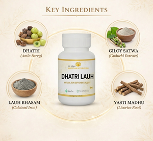 Dhatri LAUH Tablets | Ayurvedic Iron Supplement for Hemoglobin & Blood Health Support