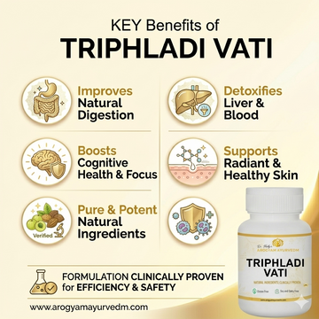 AROGYAM AYURVEDM Triphladi Vati