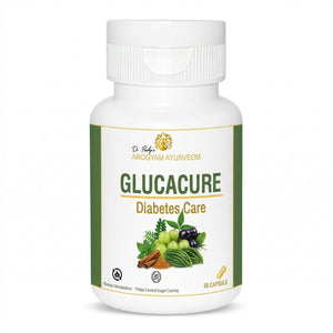 Dr. Pushp's Arogyam ayurvedm Glucacure Capsule For Diabetes Care (60 Capsule)