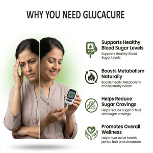Dr. Pushp's Arogyam ayurvedm Glucacure Capsule For Diabetes Care (60 Capsule)
