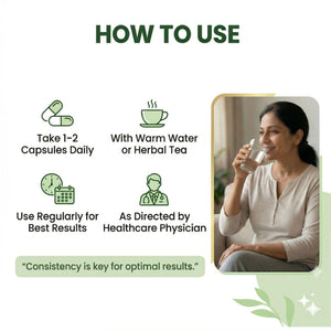 Dr. Pushp's Arogyam ayurvedm Glucacure Capsule For Diabetes Care (60 Capsule)