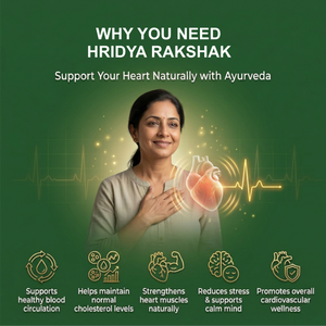 Dr.Pushp's Arogyam Ayurvedm Hridya Rakshak for Heart Health / Cardiovascular Support