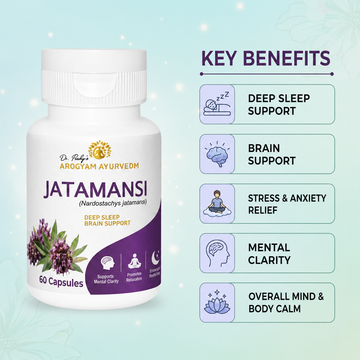 Jatamansi Capsules | Natural Stress Relief, Sleep & Brain Health Support Ayurvedic Formula