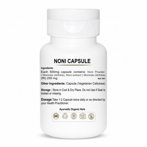 Dr. Pushp's AROGYAM AYURVEDM NONI CAPSULES | Immunity Support (60) Capsules