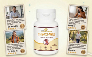 AROGYAM AYURVEDM Thyro Wel Support Thyroid Hormone Function, Improve Metabolism, Supplement Boosts Energy Level