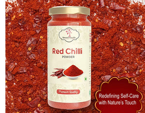 SMAART HEALTH Red Chilli Powder | 100% Pure Lal Mirch Powder | Rich Color & Spicy Flavor | No Added Colors