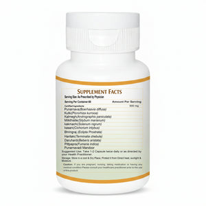 Dr. Pushp's AROGYAM AYURVEDM YAKRIT BAL | Liver Support, Helps in Detoxifying Liver - Pack of 60 Tablets
