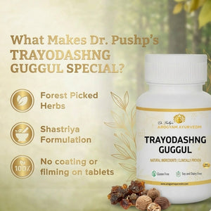 Trayodashang Guggul Tablets | Dr. Pushp Arogyam Ayurvedm