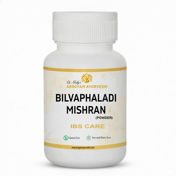 Bilwaphaladi mishran supports in IBS, ulcerative colitis, upset stomach, diarrhea and dysentery