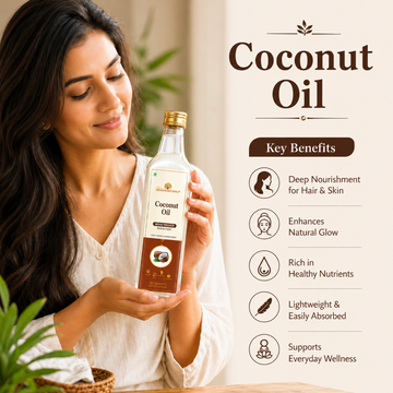 Dr. Pushp's Arogyam Ayurvedm WOOD PRESSED COCONUT OIL