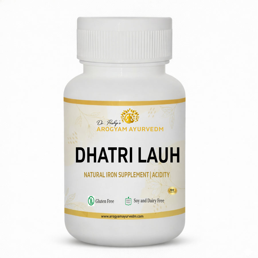 Dhatri LAUH Tablets | Ayurvedic Iron Supplement for Hemoglobin & Blood Health Support