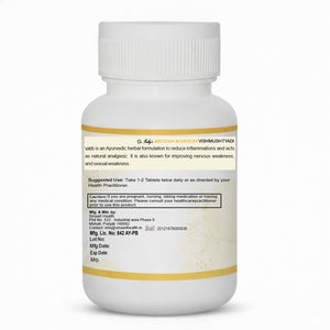 AROGYAM AYURVEDM Vishmushtyadi Vati Helps in reducing inflammations and natural analgesic