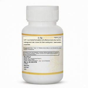 Arogyam Ayurvedm Triphladi Vati | Ayurvedic Digestive & Detox Support Tablet