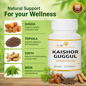 Kaishor Guggulu Tablets | Dr. Pushp Arogyam Ayurvedm