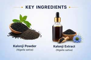 Kalonji Capsules | Black Seed Oil Supplement – 60 Capsules | Ayurvedic Immune & Wellness Support