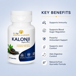 Kalonji Capsules | Black Seed Oil Supplement – 60 Capsules | Ayurvedic Immune & Wellness Support