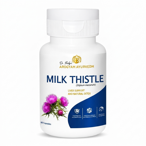 Milk Thistle Capsules | Dr. Pushp Arogyam Ayurvedm