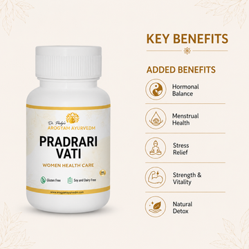 Dr. Pushp's Arogyam Ayurvedm Pradrari vati for Women Wellness 60 tablet
