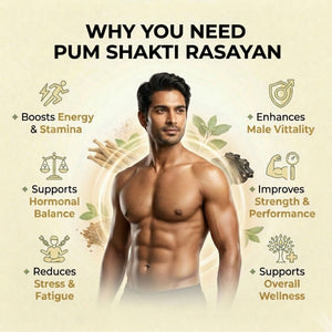 Dr. Pushp’s AROGYAM AYURVEDAM Pum Shakt Rasayan for Men’s Vitality & Sexual Wellness