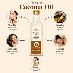 WOOD PRESSED COCONUT OIL |  Dr. Pushp Arogyam Ayurvedm
